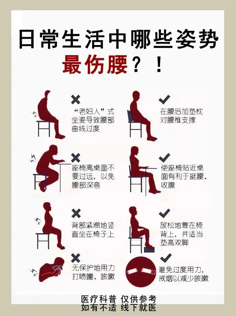 正确坐姿保护腰椎颈椎