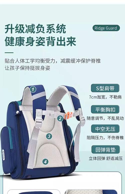 儿童书包挑选：看背负系统、重量，避免孩子弯腰驼背​